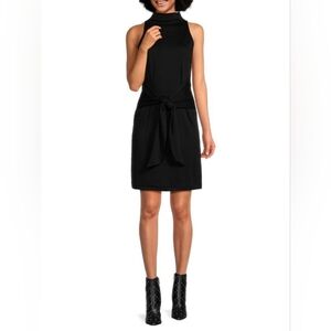 Vince Black One Shoulder Dress
